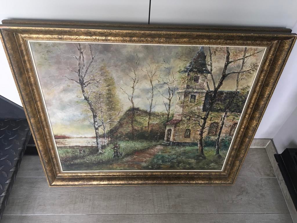Schilderij ? 1955, Antiek en Kunst, Kunst | Schilderijen | Klassiek, Ophalen