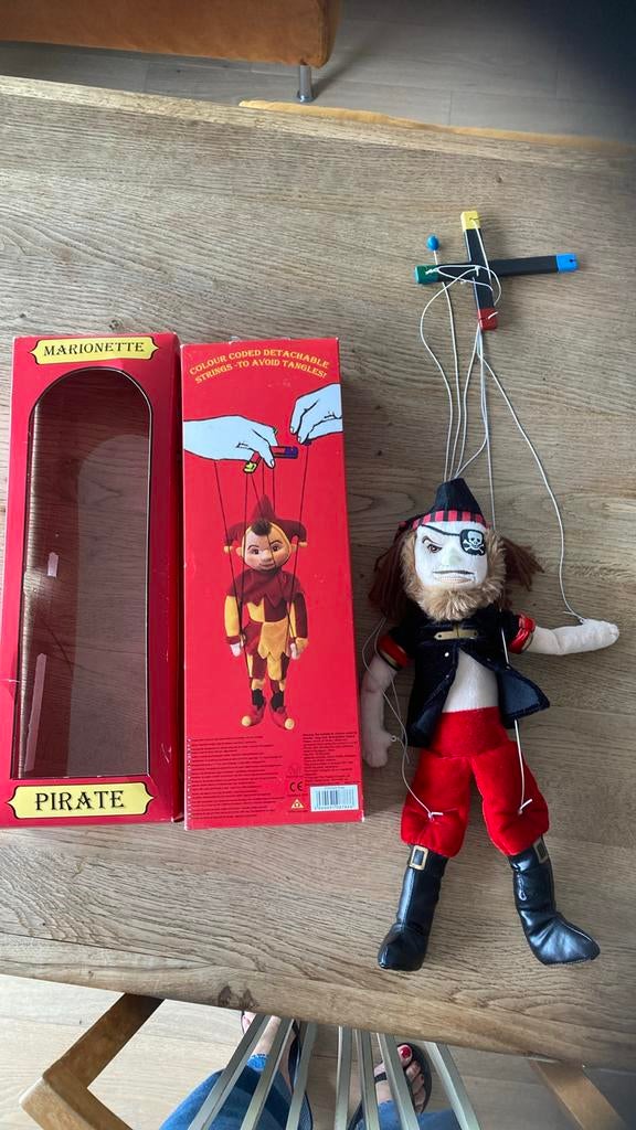 Marionnette de pirate env. 41 cm L, Collections, Enlèvement, Comme neuf