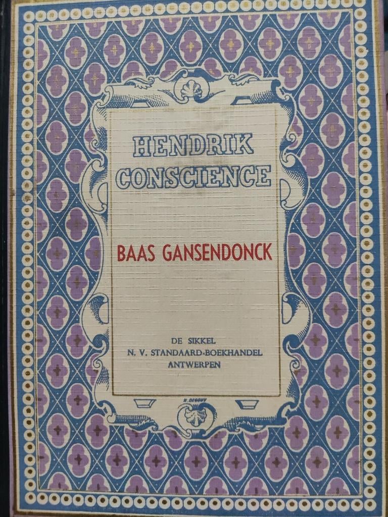 HENDRIK CONSCIENCE - BAAS GANSENDONCK, Boeken, Ophalen of Verzenden, Gelezen