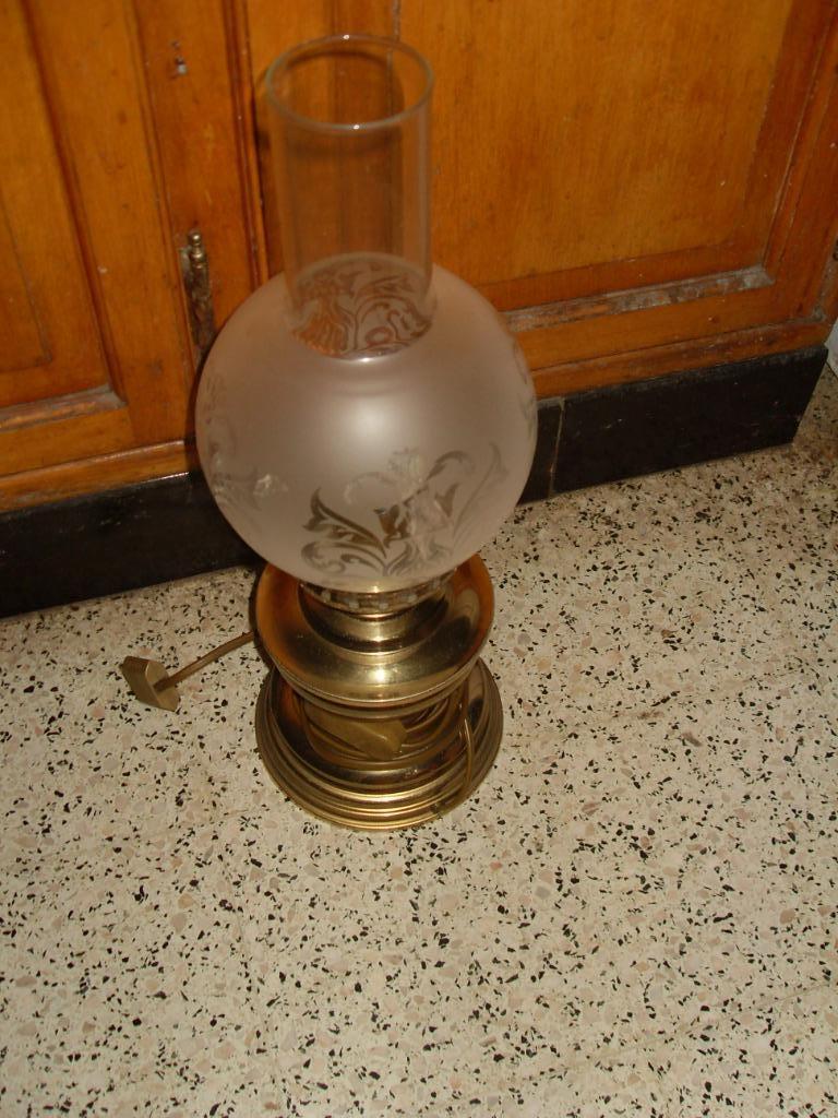 Lampe a pétrole électrifiée, Enlèvement