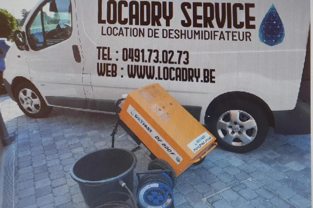 Sécheur de chantier. Location Deshumidificateur, Bricolage & Construction, Enlèvement ou Envoi