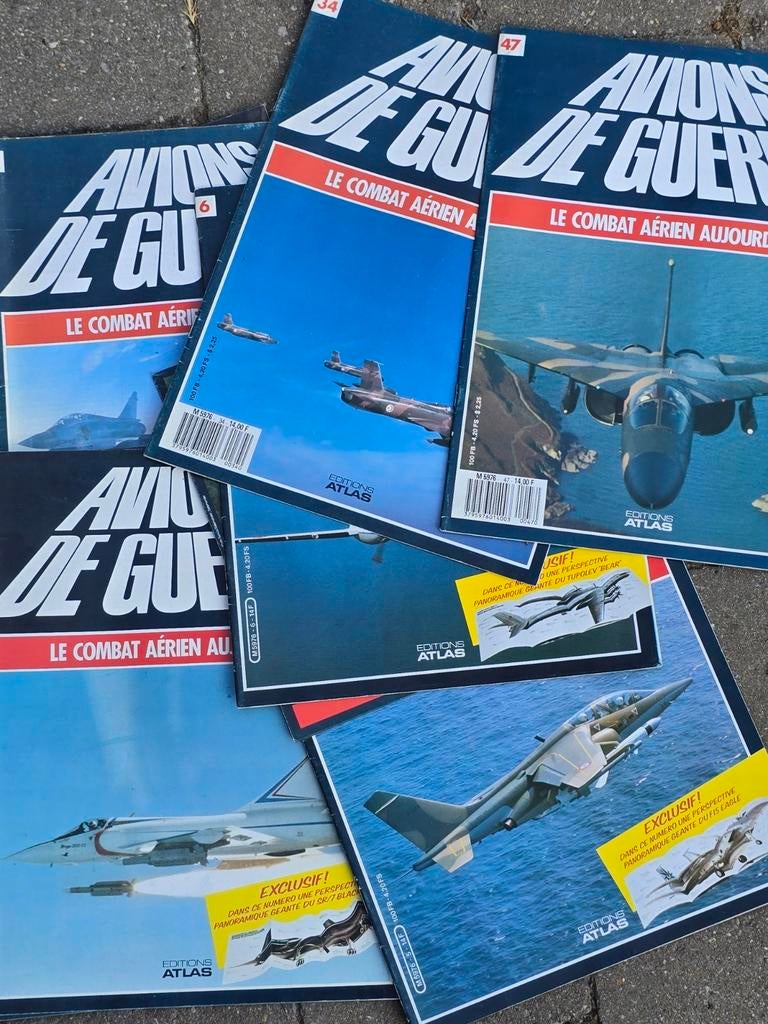 Avions de guerre 9 tomes, Livres, Enlèvement, Comme neuf, Armée de l'air