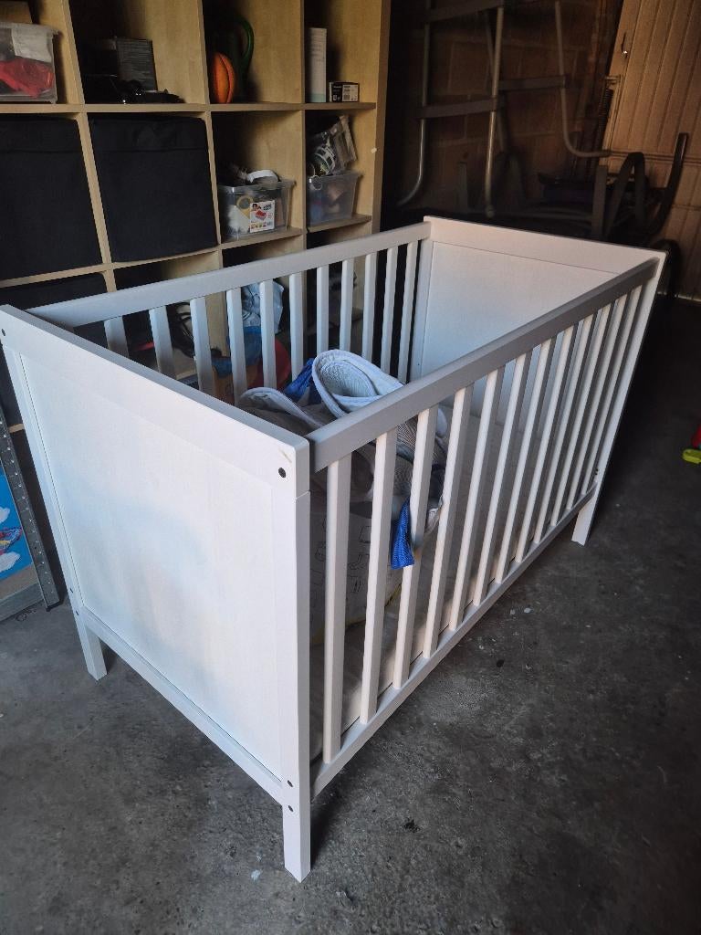 Baby-peuterbed 60 op 120cm met extra's, Ophalen, Gebruikt, Eenpersoons, Overige maten