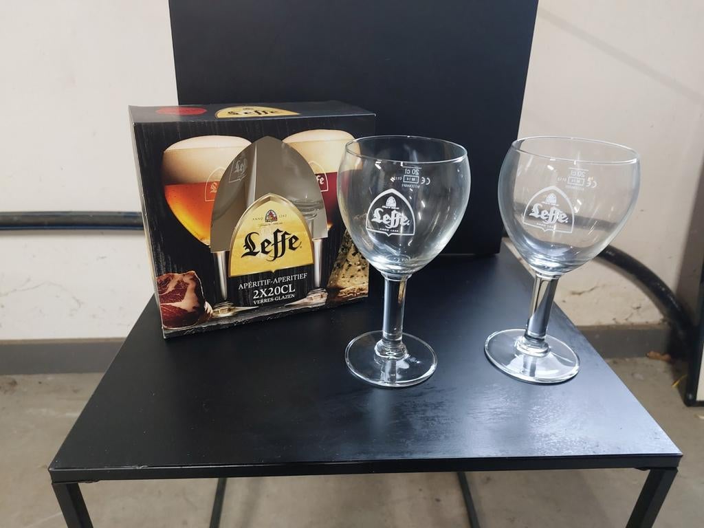 Verres à apéritif Leffe, Enlèvement ou Envoi, Comme neuf, Verre à bière