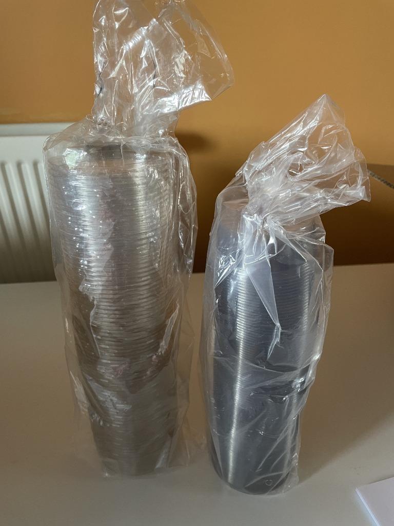 plastic bekertje, Ophalen, Nieuw, Kop(pen) en/of Schotel(s)