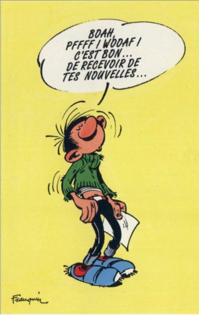 Gaston Lagaffe - Guust Flater - Set van 8 prentkaarten, Ophalen of Verzenden