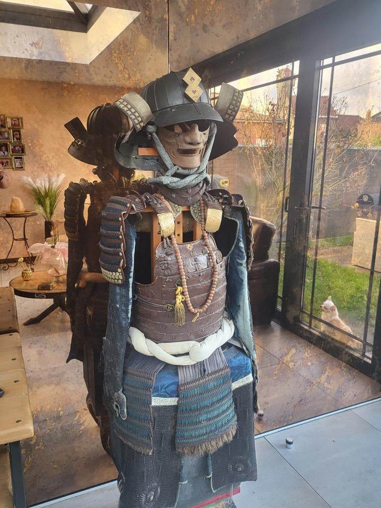 Authentique armure de Samourai yoroi +/- 425 ans, Enlèvement ou Envoi, Autres, Épée ou sabre
