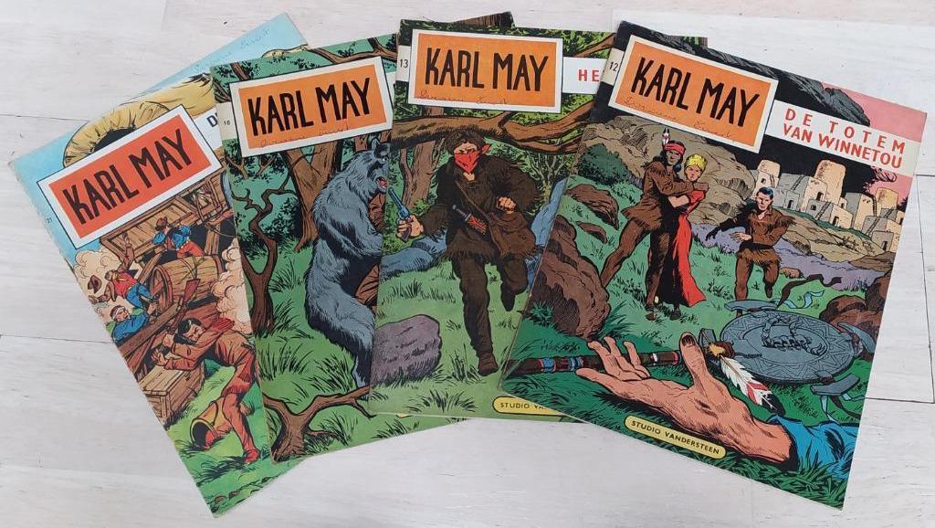 strips Karl May, Ophalen of Verzenden