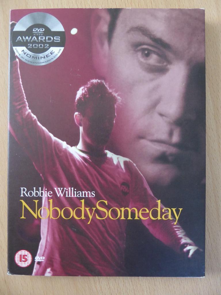 ROBBIE WILLIAMS : NOBODY SOMEDAY (DVD + FOTO'S), Alle leeftijden, Ophalen of Verzenden, Zo goed als nieuw