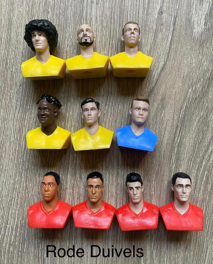 10 figurines Red Devils, Collections, Articles de Sport & Football, Comme neuf, Enlèvement ou Envoi