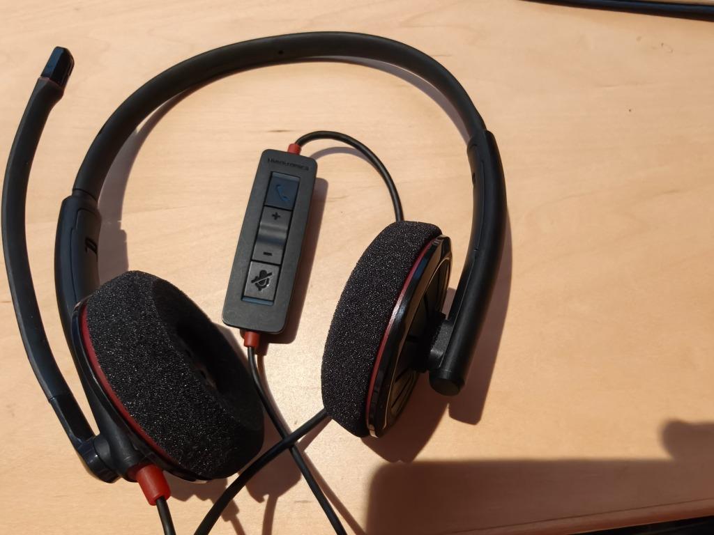 Plantronics Blackwire C320 headphone, Ophalen, Volumeregelaar, Plantronics, On-ear