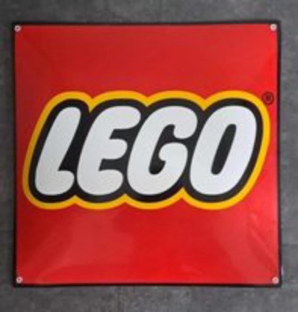 Mooi emaillen LEGO reclame decoratie bord vintage retro kado, Ophalen of Verzenden, Zo goed als nieuw, Reclamebord
