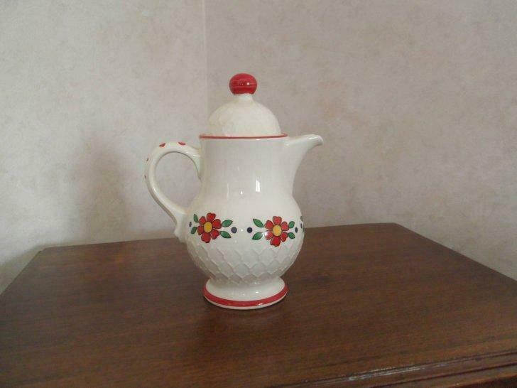 mooie decoratief koffiekannetje, Gebruikt