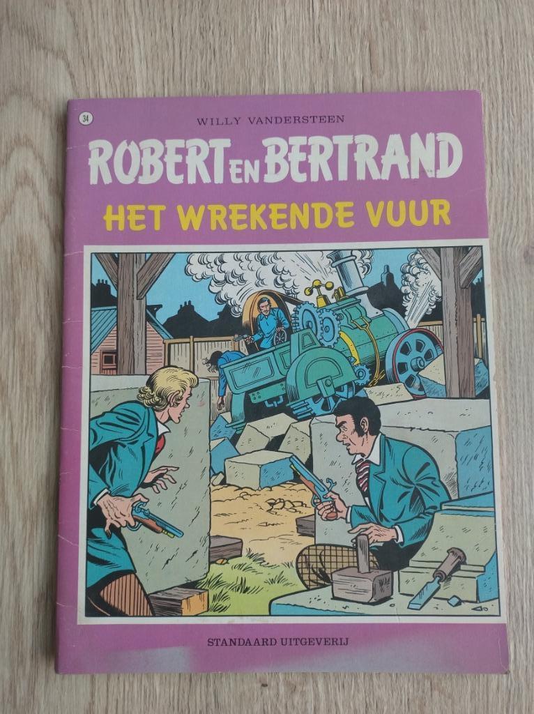 Robert en Bertrand - Het wrekende vuur - Vandersteen, Ophalen of Verzenden, Gelezen