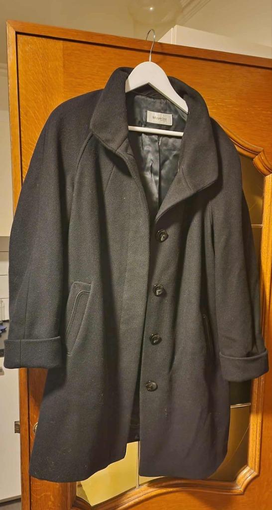Warme winterjas donker blauw merk Mayerline, Kleding | Dames, Jassen | Winter, Ophalen, Maat 46/48 (XL) of groter, Blauw