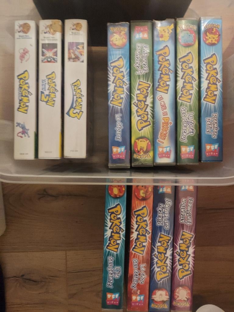 Lot cassette VHS Pokemon, Ophalen of Verzenden, Gebruikt, Overige genres