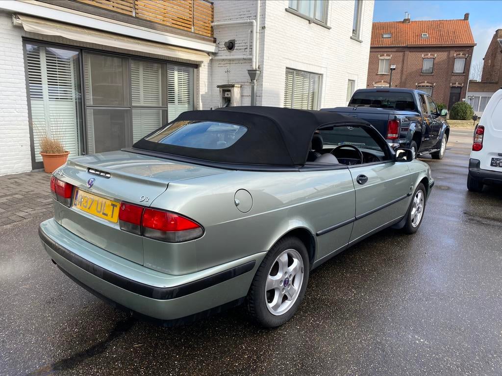 Saab Cabriolet 1e Eig. UK  RHD !! full service hist. ! 2495€, Auto's, Saab, Automaat, 4 zetels, Cabriolet, Bedrijf