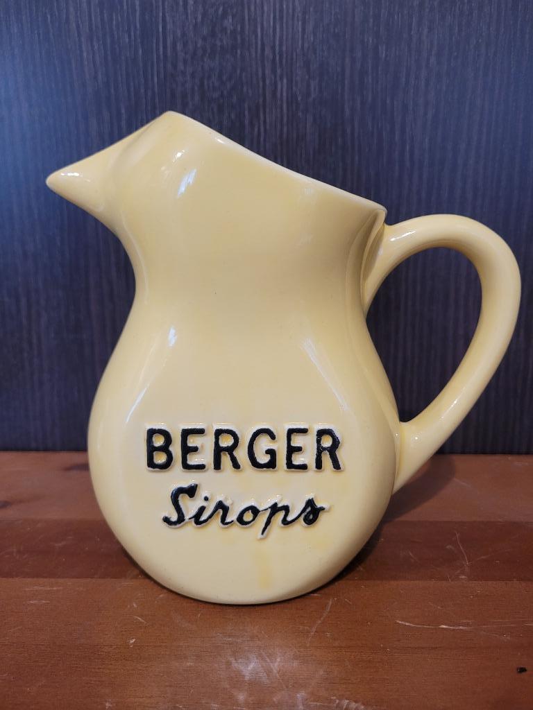 pichet publicitaire berger sirops, Enlèvement ou Envoi, Utilisé, Autres types
