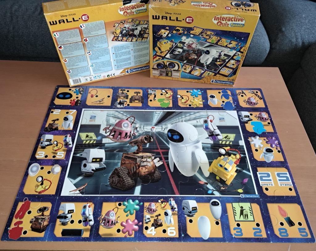WALL-E Interactive Quiz Puzzle (spel + puzzel), Clementoni, Kinderen en Baby's, Ophalen of Verzenden, Gebruikt, Puzzelen, Met geluid