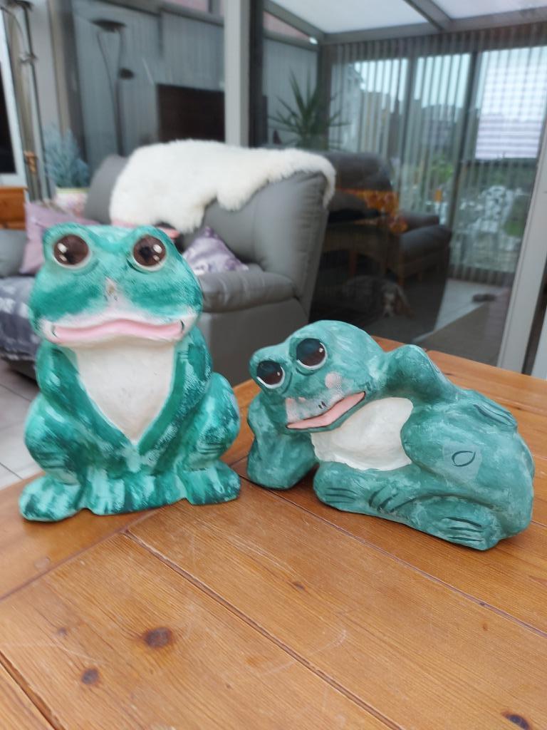 2 decoratieve Flilipijnse  kikkers, Ophalen of Verzenden