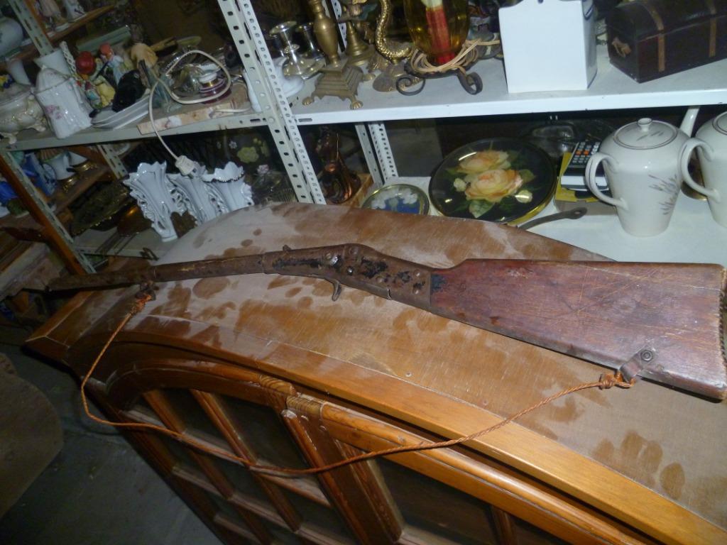 OUD METALEN SPEELGOED GEWEER, Antiek en Kunst, Ophalen