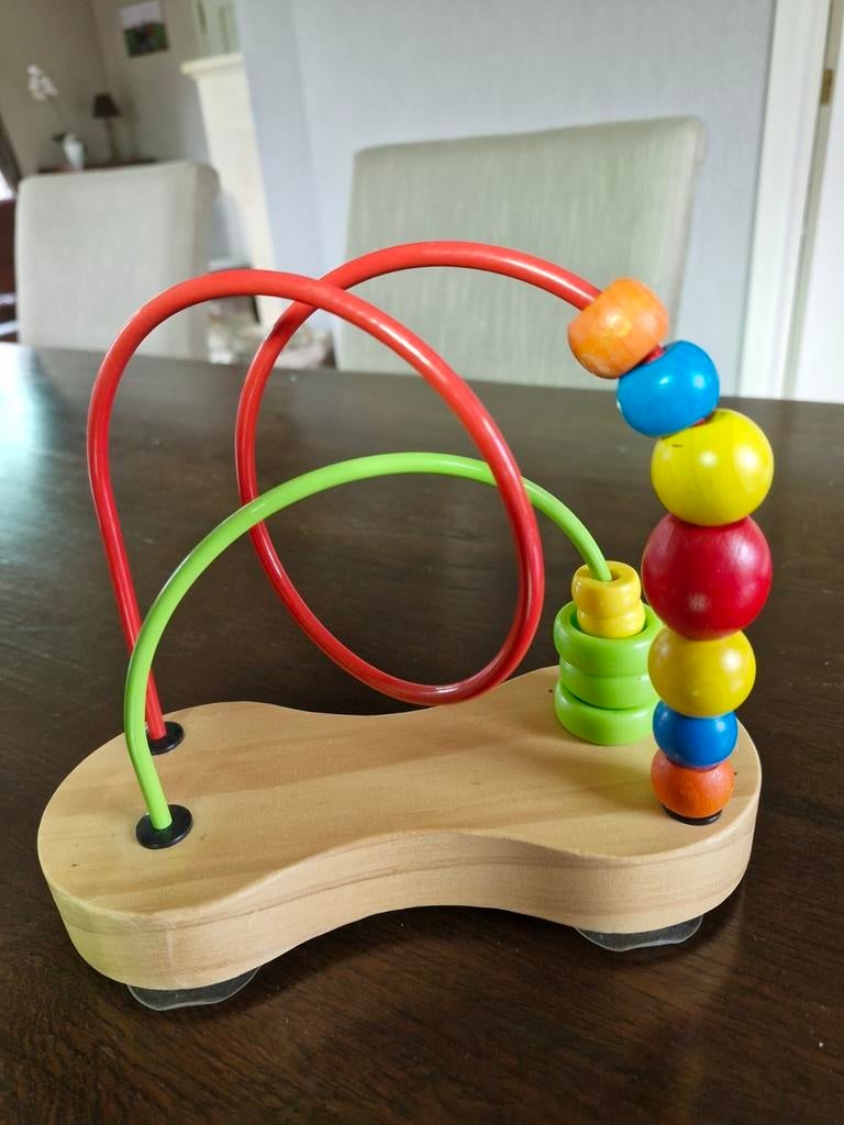 Houten speelmobiel  Double Bubble 6m+ Hape, Kinderen en Baby's, Ophalen of Verzenden, Zo goed als nieuw