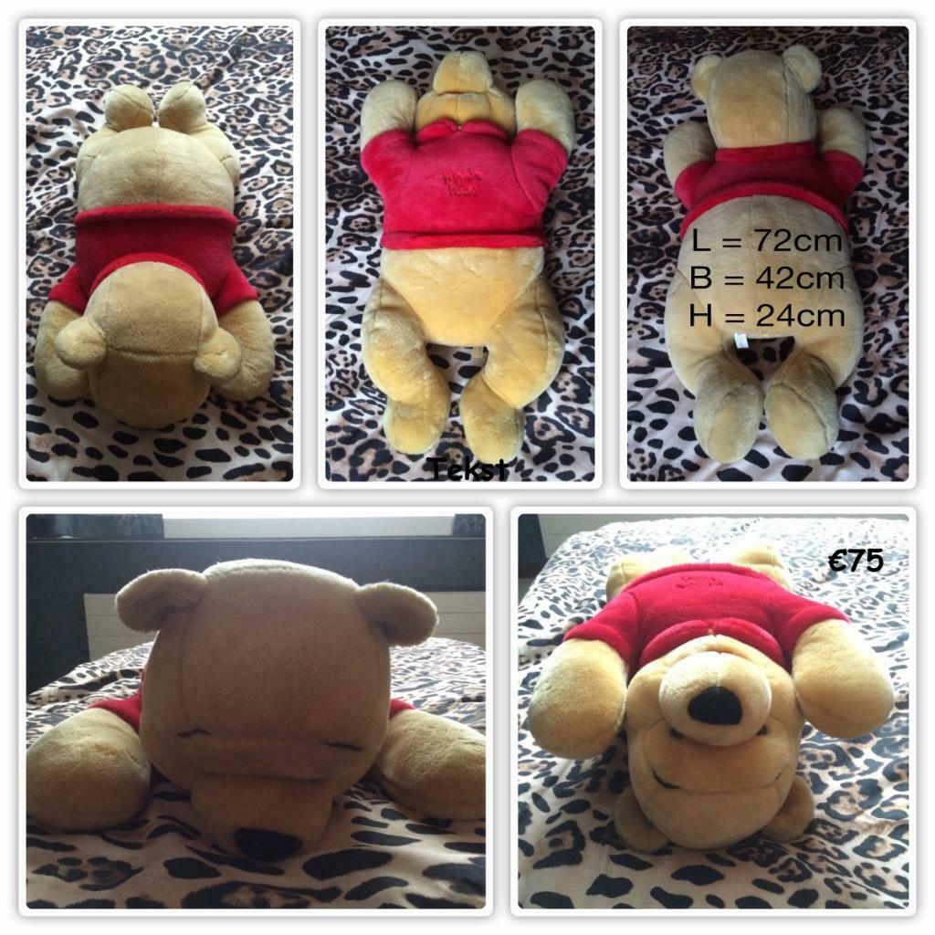 Grote, liggende Winnie The Pooh, Enlèvement ou Envoi, Comme neuf, Ours