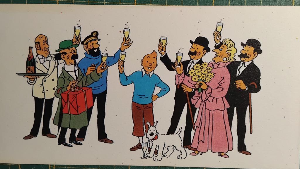 Carte : Hergé : Tintin/Kuifje, Enlèvement ou Envoi