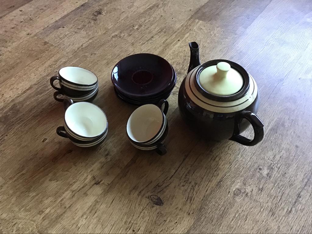 Vintage thee set, Huis en Inrichting, Ophalen of Verzenden, Zo goed als nieuw