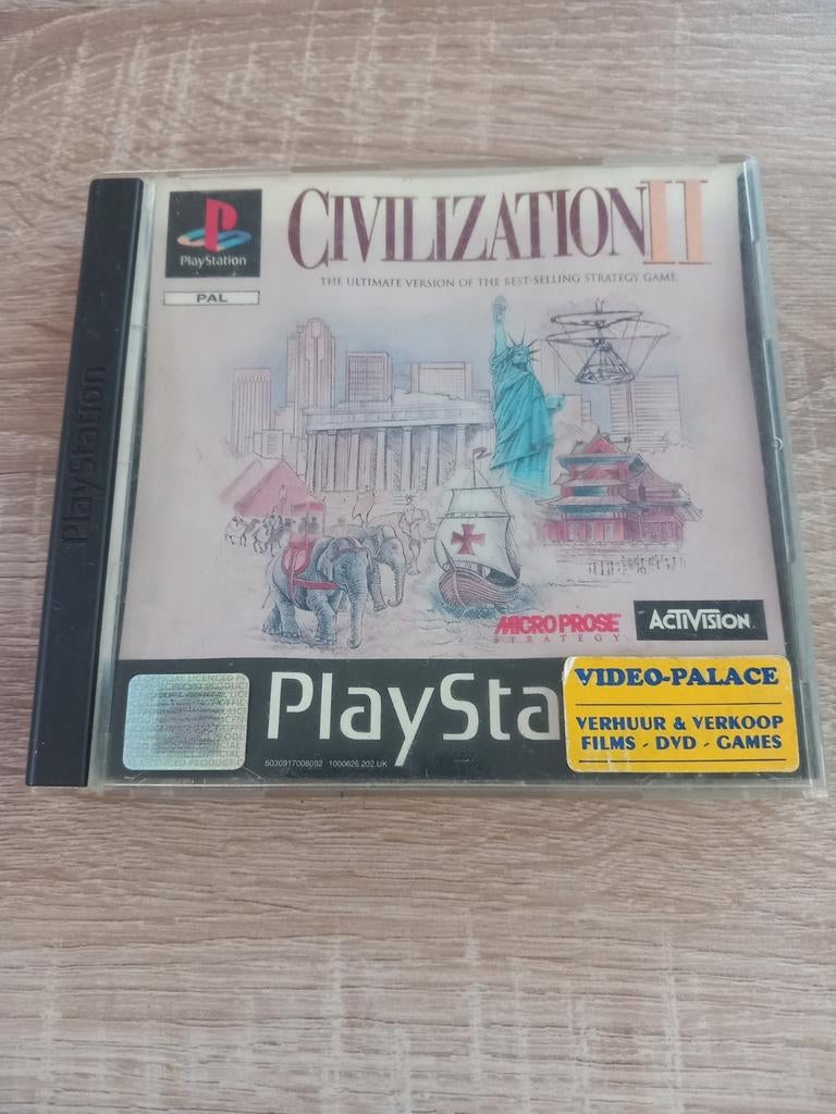Civilization 2 playstation 1, Ophalen, Gebruikt