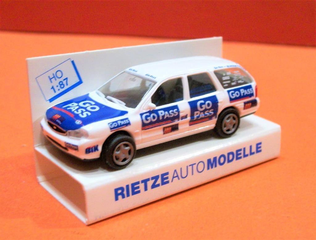 AUTO SNCB - GO PASS - ABX - BELGISCHE AUTO - RIETZE H0 -1:87, Hobby en Vrije tijd, Overige merken, Gelijkstroom of Wisselstroom