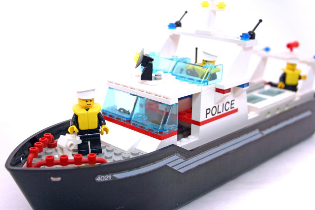 LEGO Politie boot 4021 Police Patrol, Enlèvement ou Envoi, Comme neuf, Ensemble complet, Lego