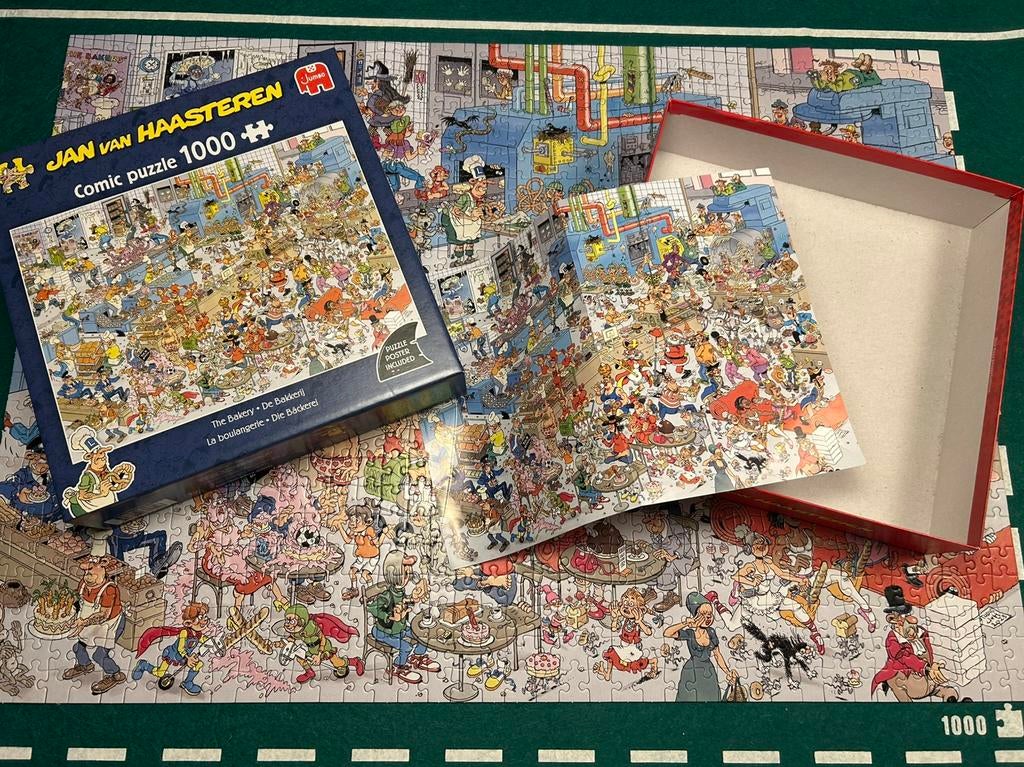 jan van haasteren - de bakkerij - 1000 stuks, Ophalen, 500 t/m 1500 stukjes, Zo goed als nieuw, Legpuzzel