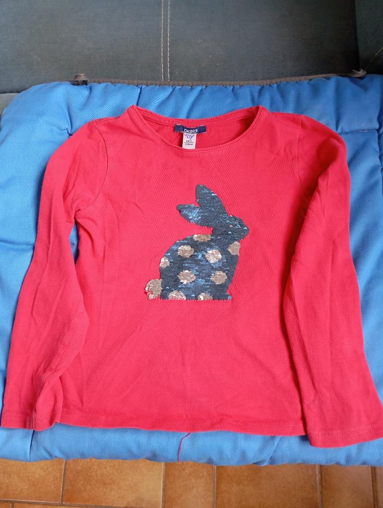 T shirt Okaidi 6 ans, Enfants & Bébés, Vêtements enfant | Taille 116, Enlèvement ou Envoi, Utilisé, Fille, Okaidi