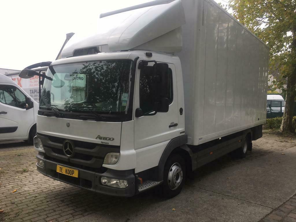 mercedes atego 816CDI meubelbak euro5 1e Eigenaar, Auto's, Euro 5, Zwart, Wit, Mercedes-Benz