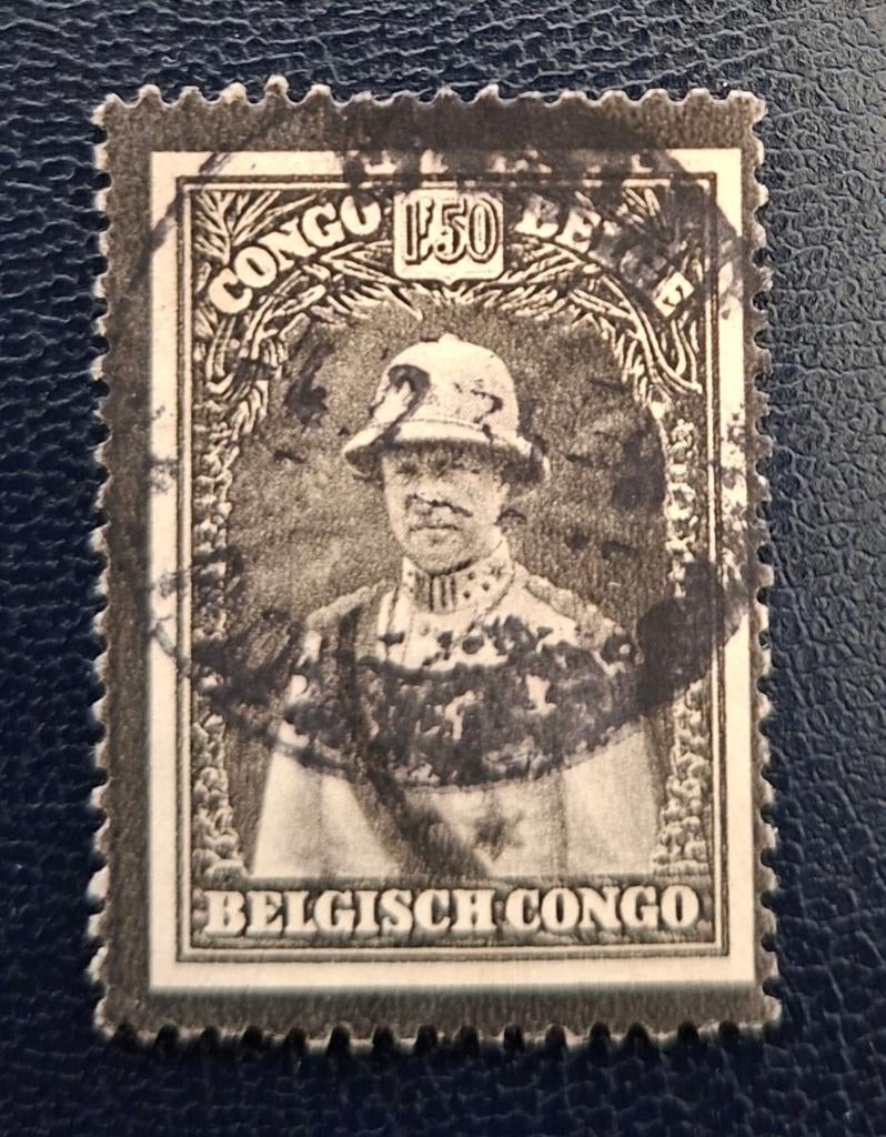 Postzegel Belgisch Congo OBP 184, Ophalen of Verzenden, Gestempeld, Gestempeld