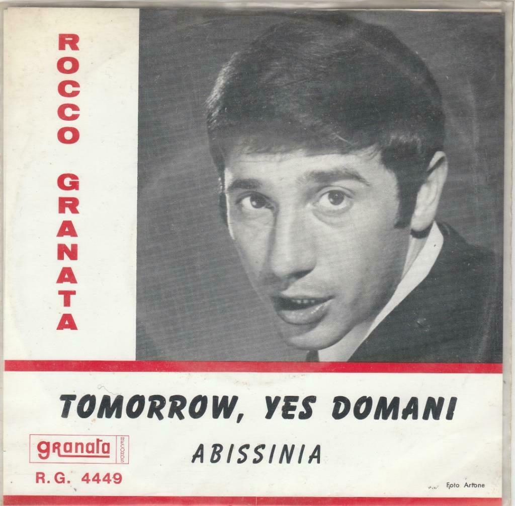45T: Rocco Granata: Tomorrow, yes domani, Ophalen of Verzenden, Overige genres