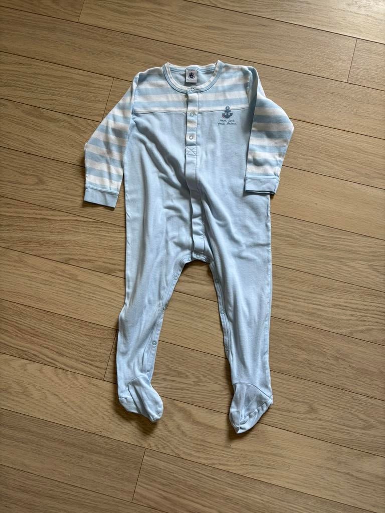 Lichtblauwe eendelige pyama Petit Bateau, Nacht- of Onderkleding, Gebruikt, Verzenden, Jongen of Meisje