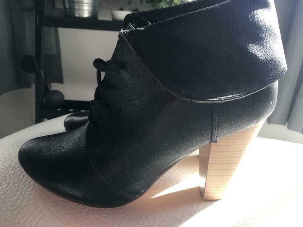 Bottillons noirs p.38, Enlèvement ou Envoi, Boots et Botinnes, Porté, Noir