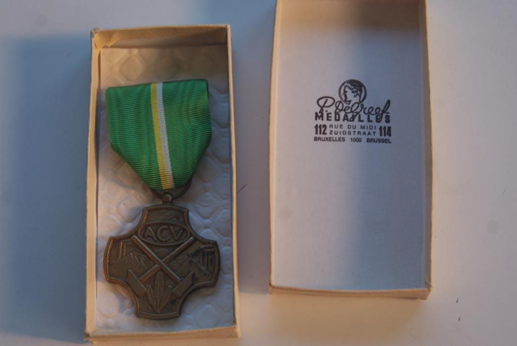 medaille ACV, Ophalen
