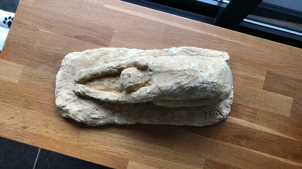 Beeld in gips, Enlèvement