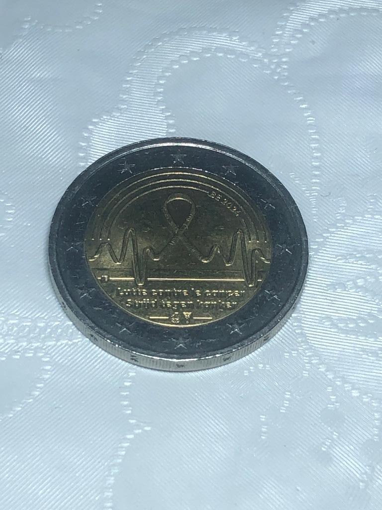Pièce commémorative de 2 euro 2024 Belgique usagée bon état., Timbres & Monnaies, Monnaies | Europe | Monnaies euro, Monnaie en vrac