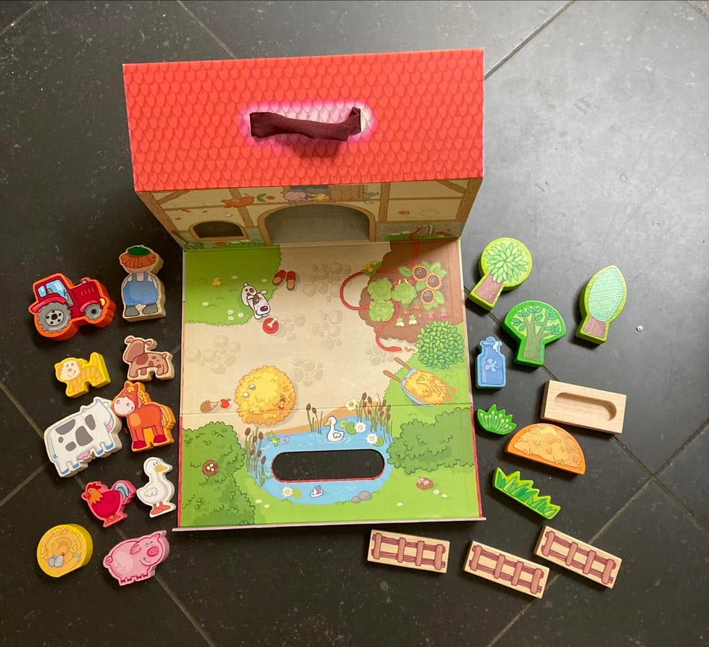 Haba coffret jeu A la campagne, Enlèvement ou Envoi, Comme neuf
