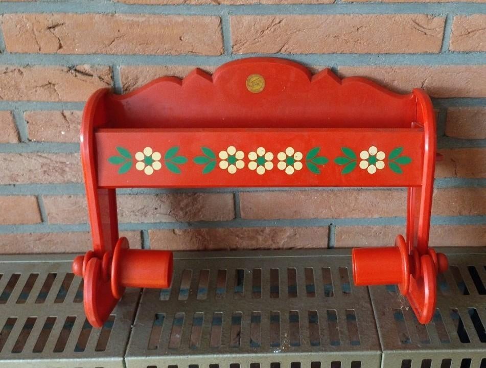 Vintage keukenrol houder emka, Ophalen
