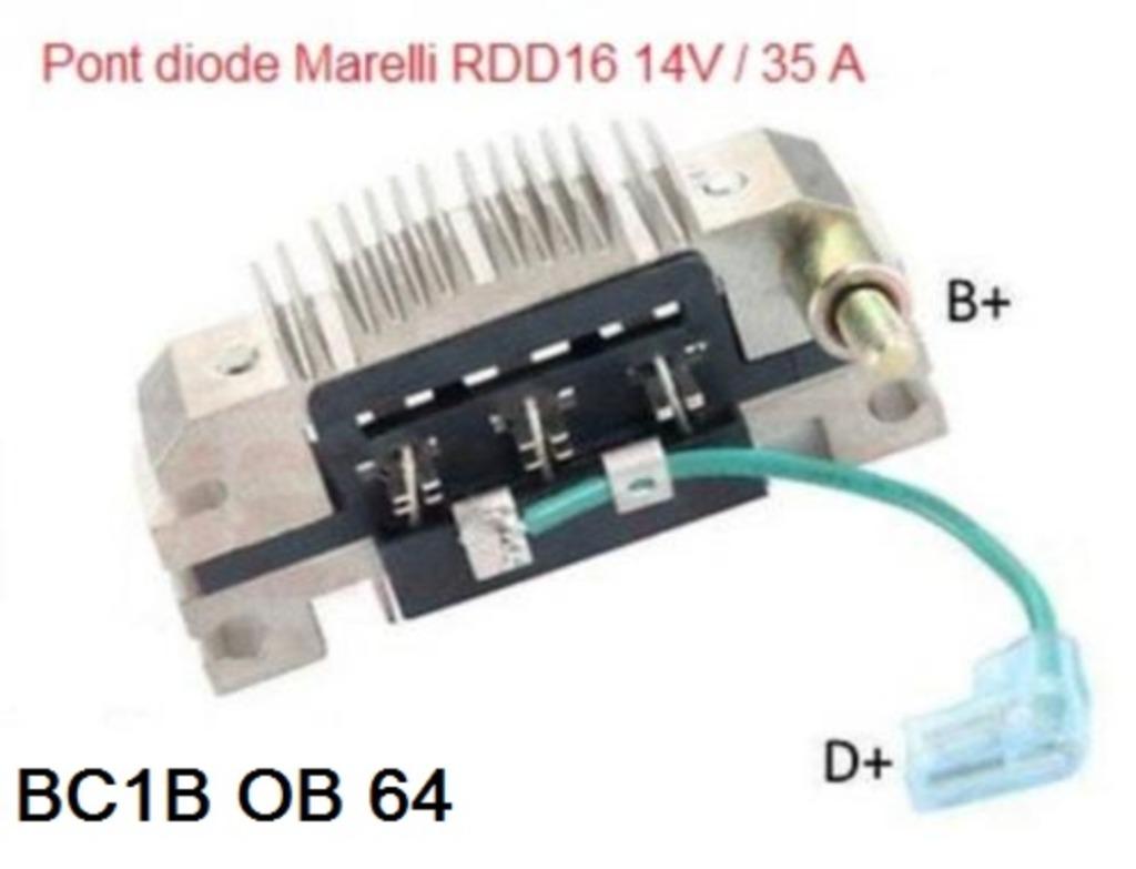 Pont diode alternateur Magneti Marelli, Autos : Pièces & Accessoires, Enlèvement ou Envoi, Utilisé, Fiat