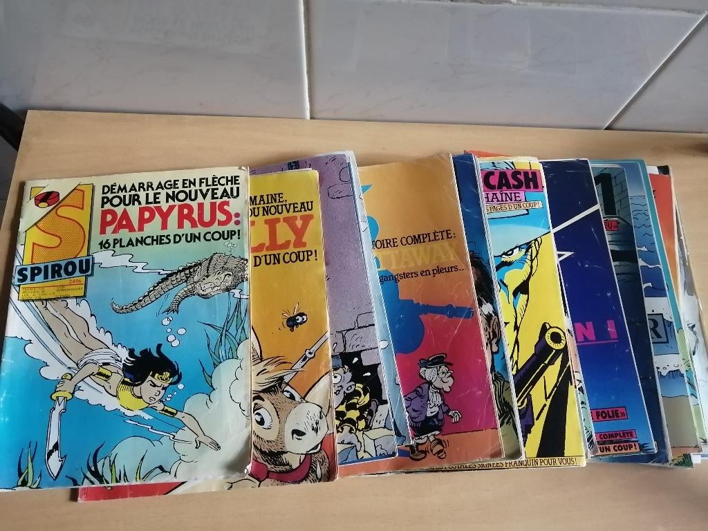 Lot 20 Spirou magazine de 1985, Livres, Enlèvement ou Envoi