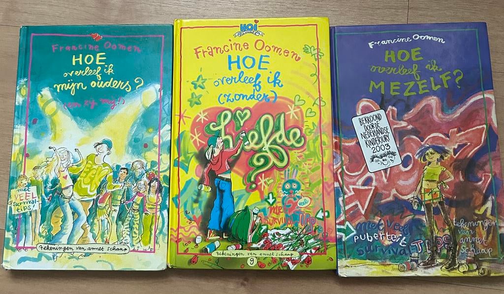 3 boeken van francine oomen Hoe overleef ik mijn ouders, Boeken, Ophalen of Verzenden, Zo goed als nieuw, Francine oomen, Fictie algemeen