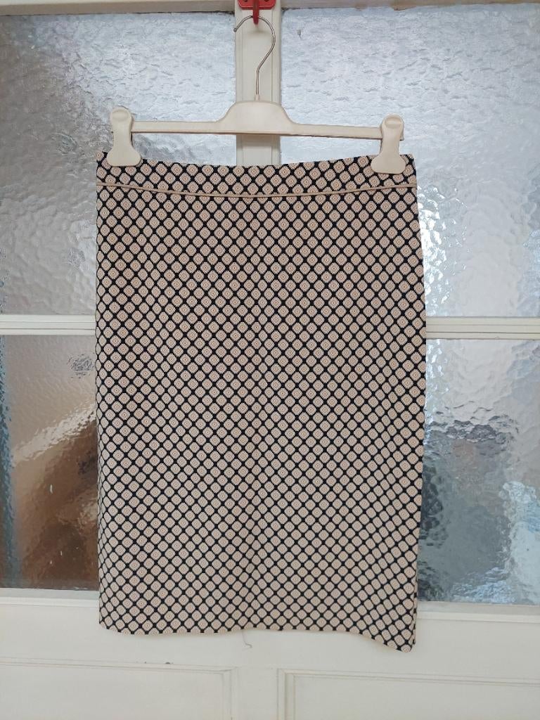 Mayerline rok beige met gouden rits maat 38, Kleding | Dames, Rokken, Maat 38/40 (M), Mayerline, Overige kleuren, Ophalen of Verzenden