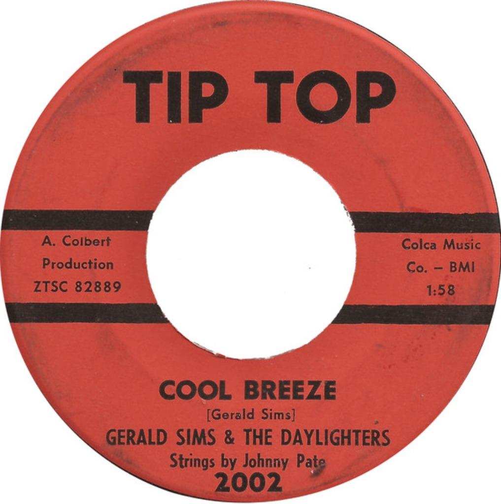Gerald Sims & The Daylighters – Cool Breeze " Popcorn ' 7 ", Ophalen of Verzenden, Zo goed als nieuw, Overige formaten, Soul of Nu Soul
