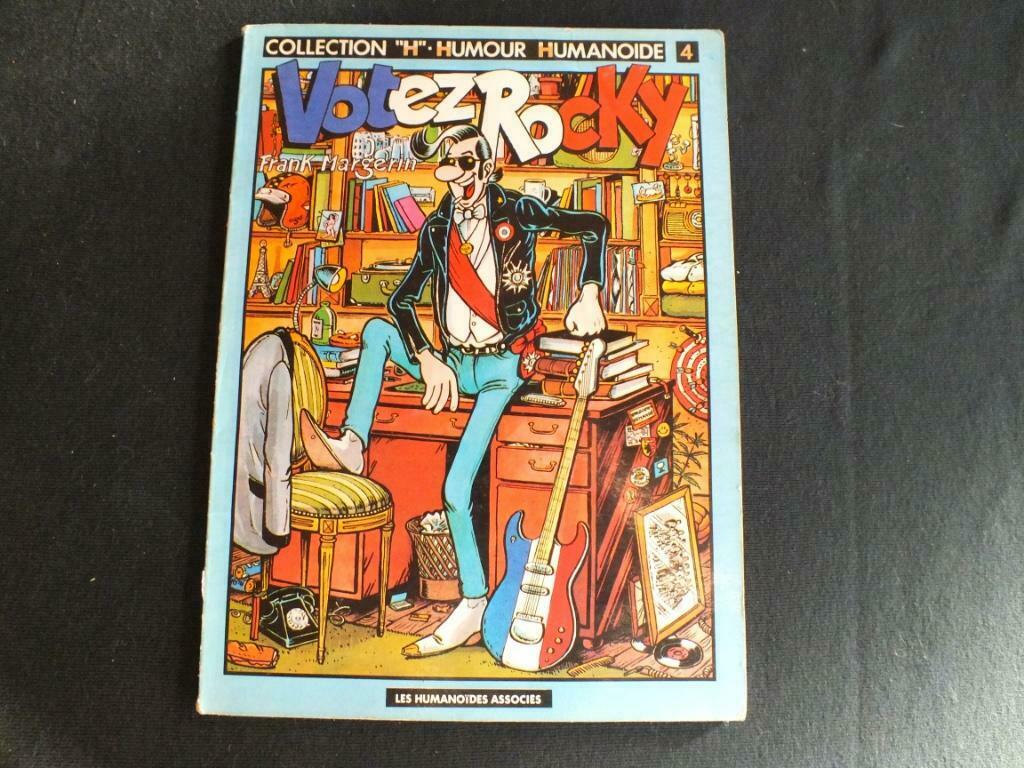 VOTEZ ROCKY (1 ALBUM).   EDITIONS HUMANOIDES ASSOCIES, Une BD, Enlèvement ou Envoi, Utilisé, MARGERIN
